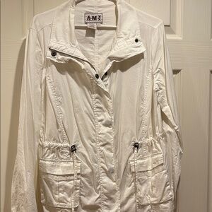 Women's White Utility Jacket